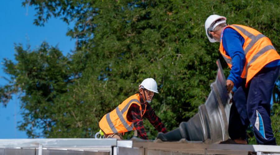 Roof repair in Scotland, TX
